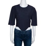 Pre-owned Marinebla stoff Stella McCartney Topp