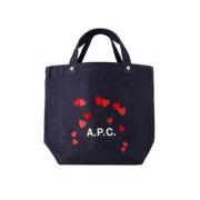 Bla bomull A.p.c Tote