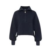 Navy Halfzip Sweater