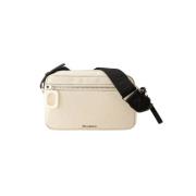 Beige lerret JW Anderson skulderveske