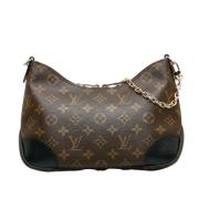 Pre-owned Brunt lerret Louis Vuitton Boulogne