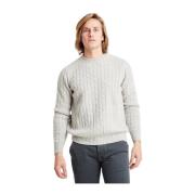 Cashmere Kabelstrikket Genser