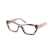 Stilfullt Brille med Havana-ramme