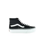 Svart lerret og semsket Sk8-Hi 2.0 Sneaker