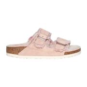 Sandaler Shearling Lyserosa