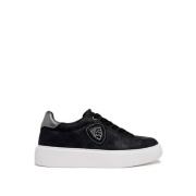 Sorte Sneakers med Elegant Logo