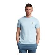 Lyseblå Lyle Scott Plain T-Shirt T-Skjorte