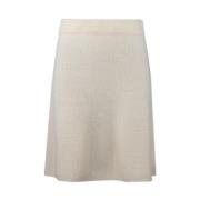 Hvit Six Ames Isa Skirt Off White Skjørt