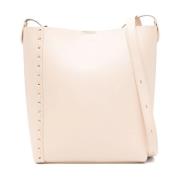 Beige Casual Tote Bag