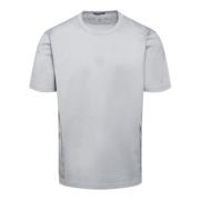 Grå Cargo Lomme T-skjorte med Logo Print