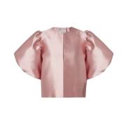 Rosa Cleo Pouf Erme Bluse - Blush