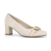 Stilige Rosa Semskede Pumps