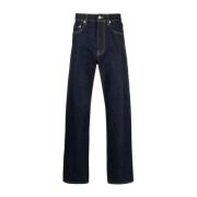 Indigo Straight-Leg Jeans