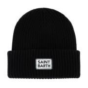 Sort ullblandet beanie lue