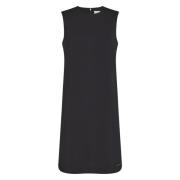 Sort Calvin Klein Structure Crepe Ns Shift Dress Kjoler