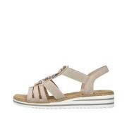 Beige Rieker Bn 466 Sandaler