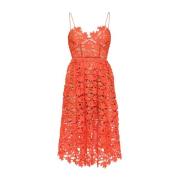 Azaelea Lace Midi Dress - Orange