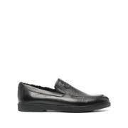 Svarte Avslappede Loafers