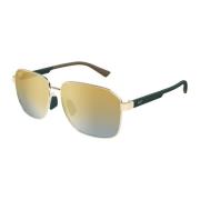 Onipaa AF Dgs651-16 Shiny Gold w/Green Sunglasses