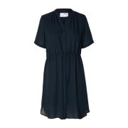 Damina Ss Dress - Dark Sapphire