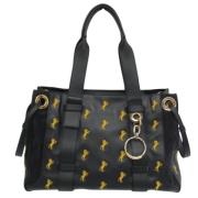 Pre-owned Svart semsket skinn Chloe Tote