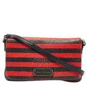 Pre-owned Rodt skinn Marc Jacobs Crossbody Veske