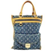 Pre-owned Bla denim Louis Vuitton baggy