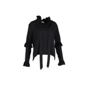 Pre-owned Svart silke Yves Saint Laurent Top