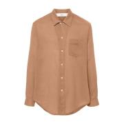 Bleke Beige Leo Skjorte