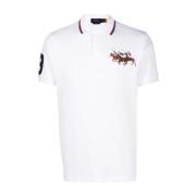 Triple-Pony Cotton Polo Shirt