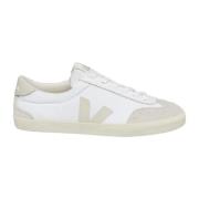 Hvite Canvas Volley Sneakers