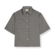 Colin Lorella Svart Stripe Bluse