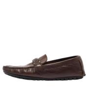 Pre-owned Leather flats