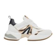 Trendy Marble Sneakers med Kobberdetaljer