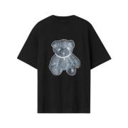 Teddy Bear Glow T-shirt Svart