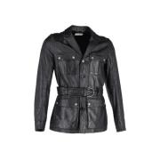 Pre-owned Leather outerwear