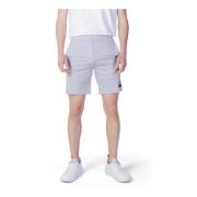 Grå Slip-On Shorts Vår/Sommer Ensfarget