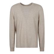 Luksuriøs Cashmere Blandet Crew Neck Sweater