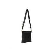 Fosia Small Svart Skinn Crossbody Veske