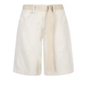 Myk Pform Lin og Bomull Bermuda Shorts