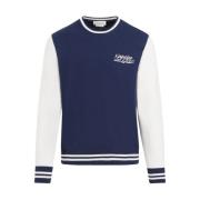 Blå Bomull Pullover Sweater Aw23