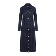 Indigo Denim Trompe-l`Sil Coat