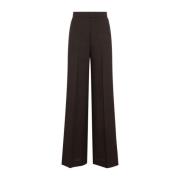 Brun Wide Leg Bukser Aw23