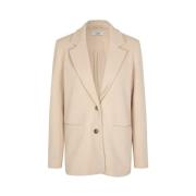 Beige ull blazer Ballard