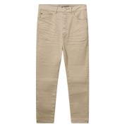 Slim Fit Beige Jeans