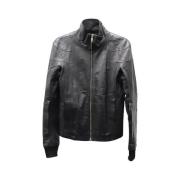 Pre-owned Leather outerwear