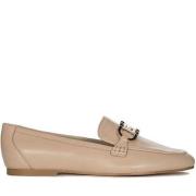 Beige Skinnloafers for Kvinner