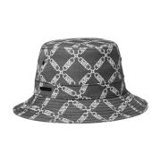 Logo Print Bucket Hat Svart