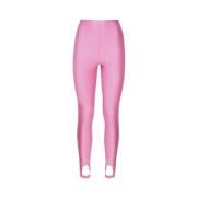 Rosa Nylon Leggings Andre Hud Passform