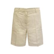 Beige Løstsittende Emily Shorts